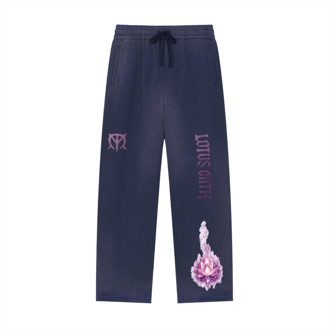 Sun Fade "Solitude and Rising" Straight-Leg Sweatpants