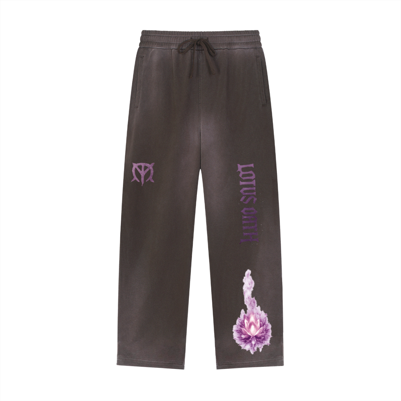 Sun Fade "Solitude and Rising" Straight-Leg Sweatpants