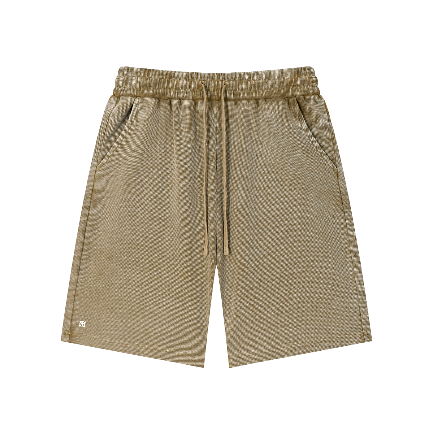 Mineral Wash Waffle Knit Shorts