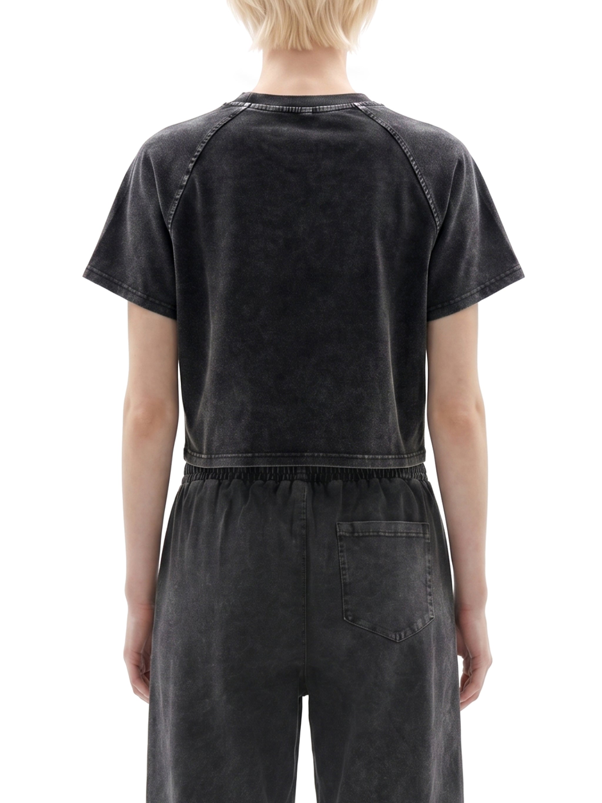 Women's Mineral Wash Crop T-Shirt