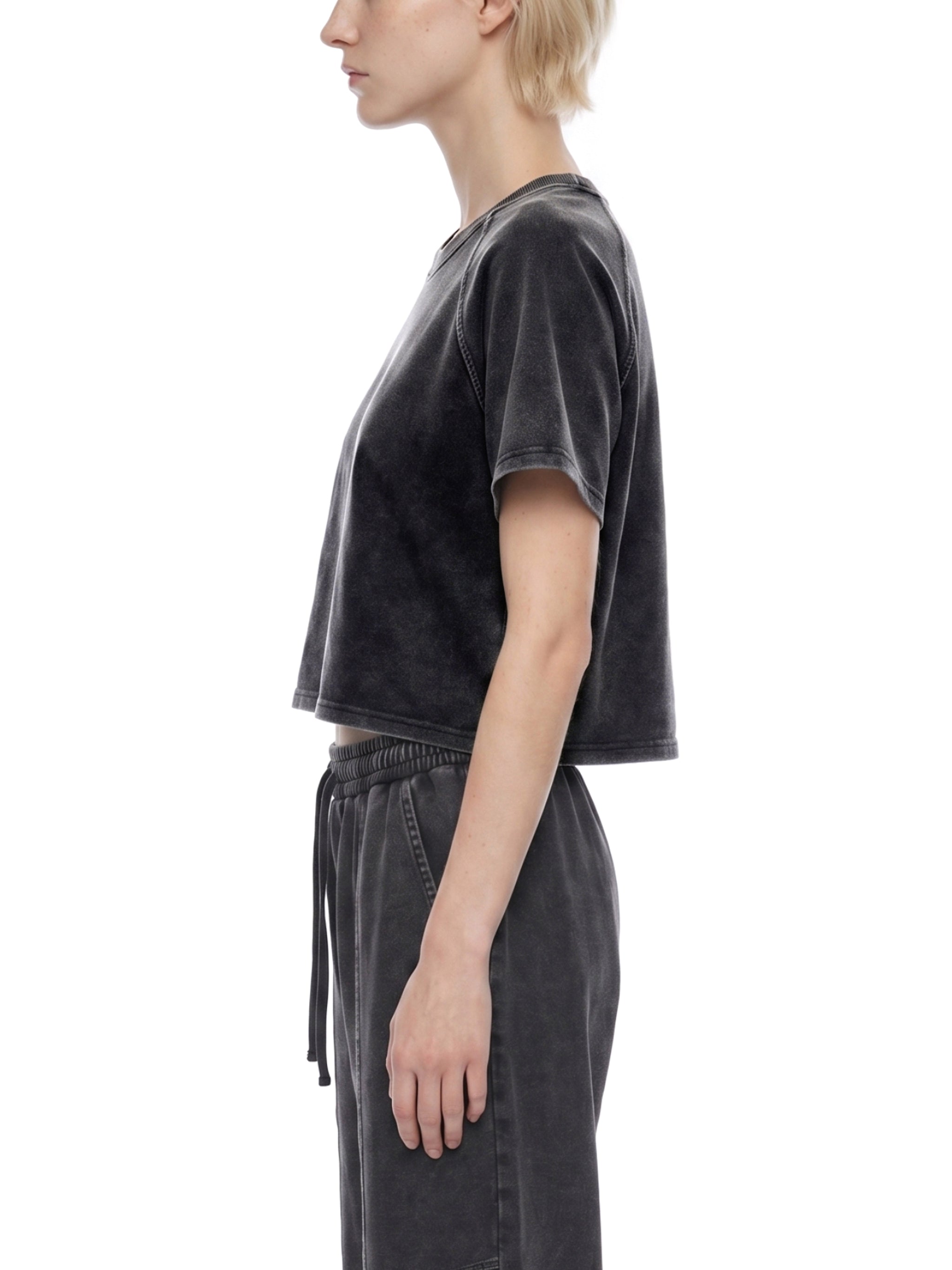 Women's Mineral Wash Crop T-Shirt