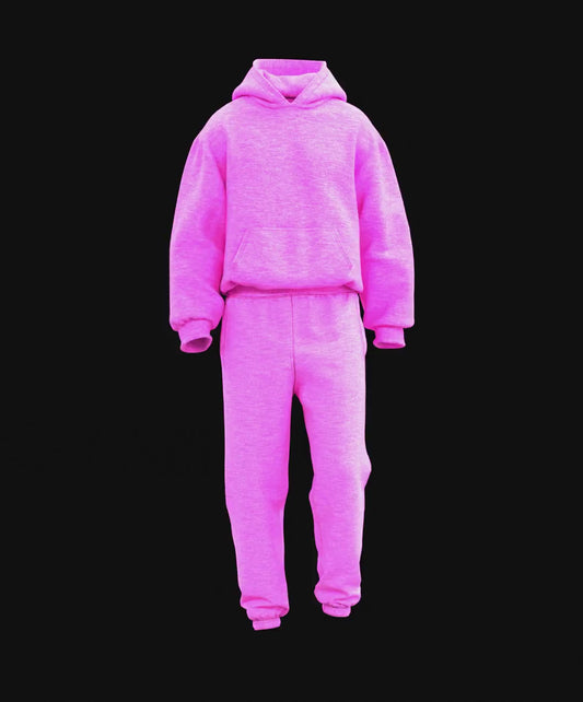 Premium Sweatset (Hoodie & Sweatpants) - Pink